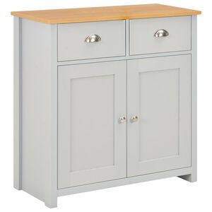 vidaXL Szafka, szara, 79 x 35 x 81 cm
