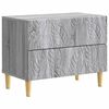 vidaXL Stolik nocny Szary Sonoma 62 x 34,5 x 48 cm Drewno inżynieryjne