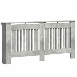 vidaXL Pokrywa Grzejnika Betonowy szary 172 x 19 x 81,5 cm