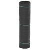 vidaXL Agrowł&oacute;knina antychwastowa, czarna, 0,5x25 m, PP