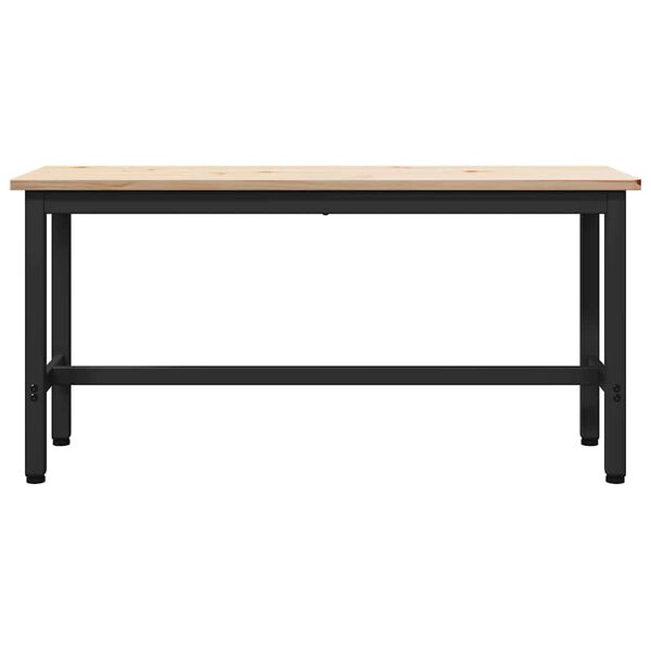 vidaXL Ławka jadalniana Naturalny 100 x 32,5 x 49 cm