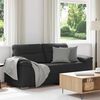 vidaXL Sofa 2-osobowa czarna 180x81x84 cm ze sk&oacute;ry ekologicznej