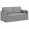 vidaXL Sofa 2 pcs Jasnoszary 158 x 78 x 80 cm tkanina