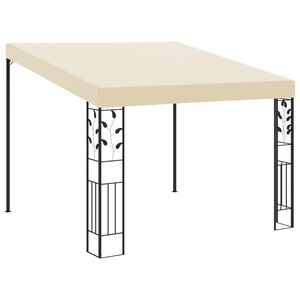 vidaXL Altana przyścienna, 3 x 3 x 2,5 m, kremowa