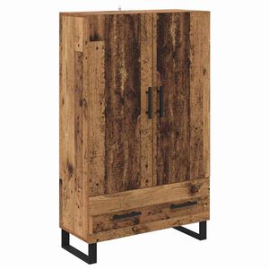 vidaXL Highboard Stare drewno 69,5 x 30 x 115 cm Drewno inżynieryjne