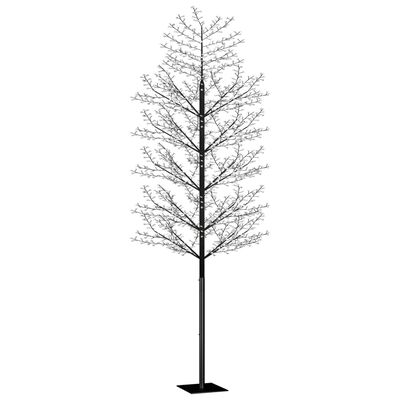 vidaXL Drzewko z lampkami, 2000 LED, zimny biały, kwiat wiśni, 500 cm