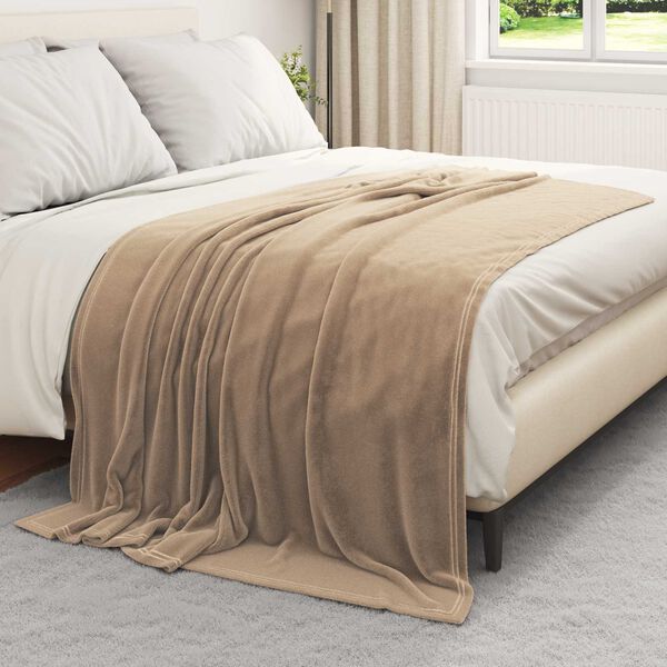 vidaXL Koc Camel 150 x 200 cm Polar
