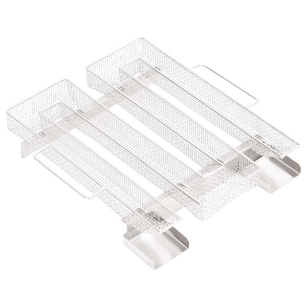 vidaXL Generator zimnego dymu, czworokątny, 22,5 cm, stal nierdzewna