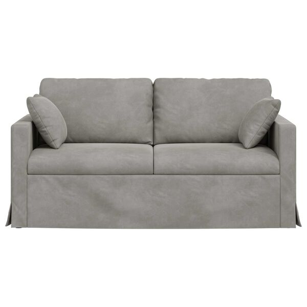 vidaXL Sofa Jasnoszary
