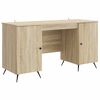 vidaXL Biurko dąb Sonoma 142,5 x 50 x 75 cm Drewno inżynieryjne
