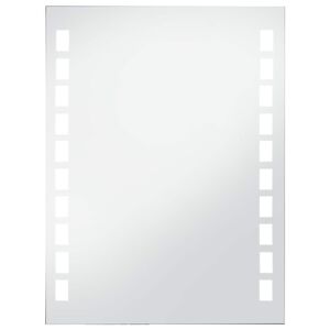 vidaXL Ścienne lustro łazienkowe z LED, 60 x 80 cm