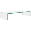 vidaXL Podstawka pod monitor / telewizor szklana 70x30x13 cm