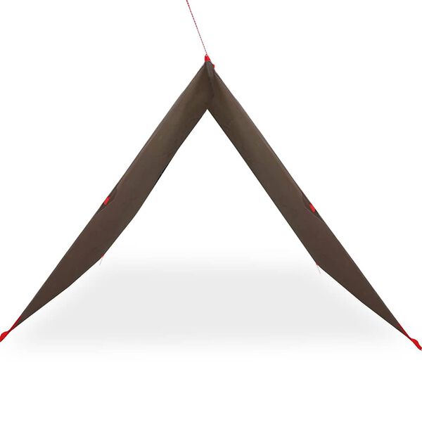 vidaXL Płachta biwakowa, brązowa, 406x306 cm, wodoszczelna