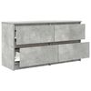 vidaXL Szafka RTV Beton Szary 100x35x54 cm Drewno klejone