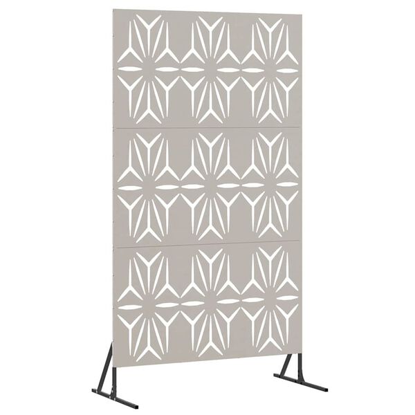 vidaXL Ekran prywatności Szary 100 x 50 x 180 cm