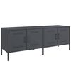 vidaXL Szafki RTV, 2 szt., antracytowe, 68x39x50,5 cm, stalowe