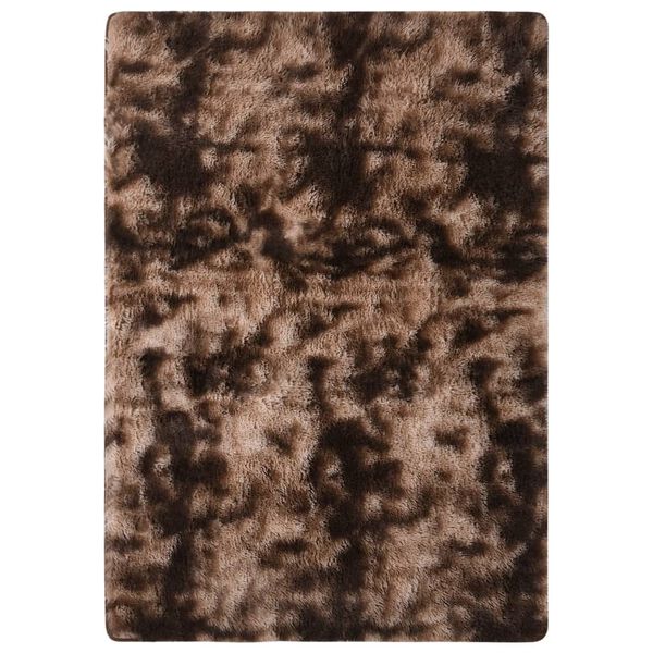 vidaXL Dywan shaggy, taupe, 170 x 120 cm