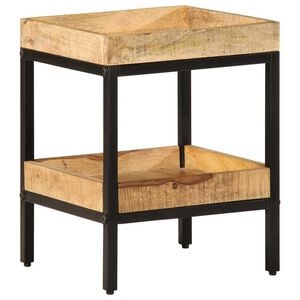 vidaXL Stolik boczny Brązowy 35 x 35 x 45 cm Drewno z mango