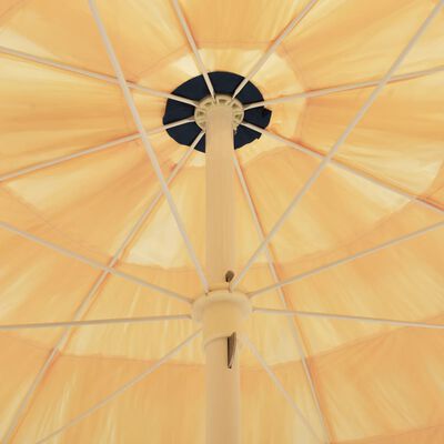 vidaXL Parasol plażowy w stylu hawajskim, naturalny, 300 cm