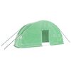 vidaXL Szklarnia ze stalową ramą, zielona, 12 m&sup2;, 6x2x2,85 m