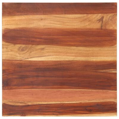 vidaXL Blat stołu, lite drewno sheesham, 15-16 mm, 70x70 cm