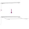 vidaXL Markiza zwijana Antracyt 300 x 200 cm tkanina