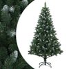 vidaXL Sztuczna choinka 120 cm PVC i Metal zielony