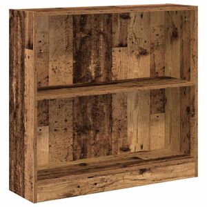 vidaXL Regał, stare drewno, 80x24x76 cm, materiał drewnopochodny