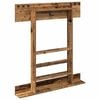 vidaXL Ścienny uchwyt na wędki Drewno inżynieryjne 93 x 12 x 103 cm
