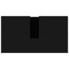 vidaXL Szafka łazienkowa, czarna, 60x33x61 cm, materiał drewnopochodny