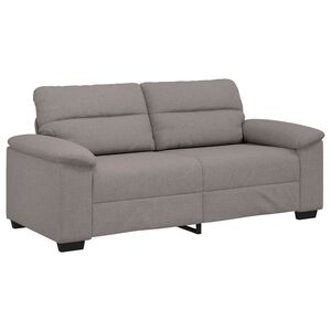vidaXL Sofa 2-osobowa, kolor taupe, 180x81x84 cm, tkaniną