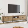 vidaXL Szafka pod TV, z szufladą, dąb artisan, 200x25x44 cm