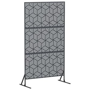 vidaXL Ekran prywatności 100 x 50 x 180 cm Stal antracytowy