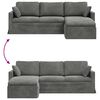 vidaXL Sofa Ciemnoszary