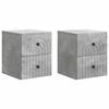 vidaXL Wisząca Szafka Nocna 2 szt. Betonowy szary 33 x 34,5 x 40 cm