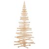vidaXL Drewniana choinka KOTKA 210 cm Lite drewno sosnowe naturalny