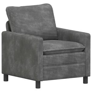 vidaXL Sofa jasnoszary 76 x 81 x 87,5 cm Poliester