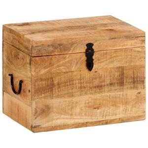 vidaXL Skrzynia, 39x28x31 cm, lite drewno mango