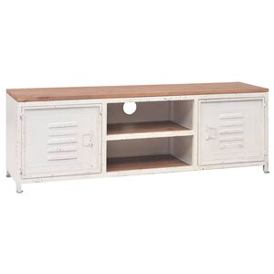 vidaXL Szafka pod telewizor, 120 x 30 x 40 cm, biała