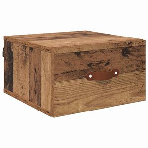 vidaXL Ścienny stolik nocny 35 x 35 x 20 cm Drewno inżynieryjne