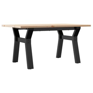 vidaXL Stolik kawowy z nogami w kształcie litery Y, 80x50x40 cm