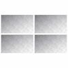 vidaXL Stopień 4 szt. 70 x 40 cm Srebrny Aluminium Prostokątny
