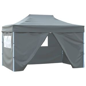 vidaXL Namiot Imprezowy Antracyt 280 x 410 x 315 cm Materiał Oxford