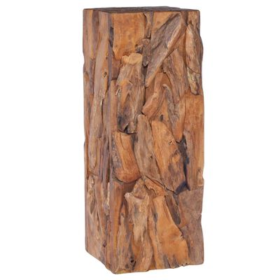 vidaXL Stolik pomocniczy, 30x30x80 cm, lite drewno tekowe