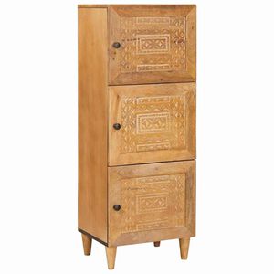 vidaXL Highboard Jasnobrązowy 40 x 33 x 110 cm lite drewno mango