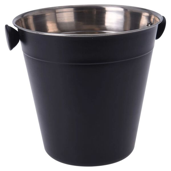 Excellent Houseware 4-cz. zestaw barmański, stal nierdzewna, czarny