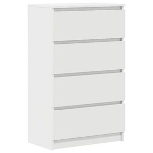 vidaXL Komoda, biała, 60x35x98,5 cm, materiał drewnopochodny