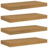 vidaXL P&oacute;łka ścienna 4 szt. Beżowy 50 x 23,5 x 3,8 cm