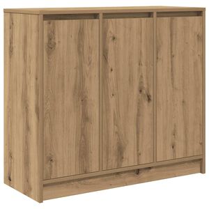 vidaXL Komoda Artisan Dąb 85x34x76 cm Drewno klejone