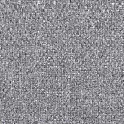 vidaXL Sofa z materacem do spania, jasnoszara, 100x200 cm, tkanina